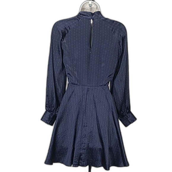 🚩Nwot Club Monaco Silk Mini Dress Balloon Sleeves. - Picture 4 of 9